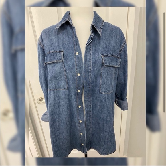Classic denim button up shirt - Picture 2 of 3